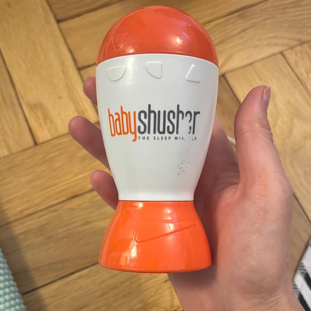 Baby Shusher Portable Soothing Sleep Sound Machine - Orange/White